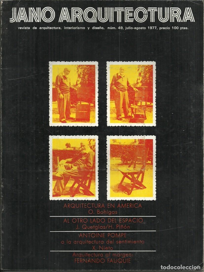 Coleccionismo de revistas y peri&oacute;dicos: REVISTA JANO ARQUITECTURA - n&ordm; 49. JULIO-AGOSTO 1977