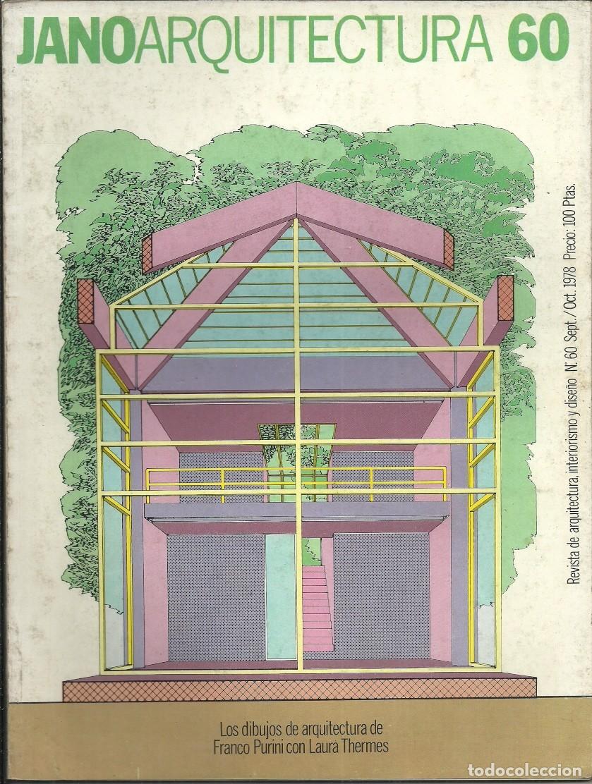 Coleccionismo de revistas y peri&oacute;dicos: REVISTA JANO ARQUITECTURA - LOS DIBUJOS DE ARQUITECTURA DE FRANCO PURINI CON LAURA THERMES - n&ordm; 60