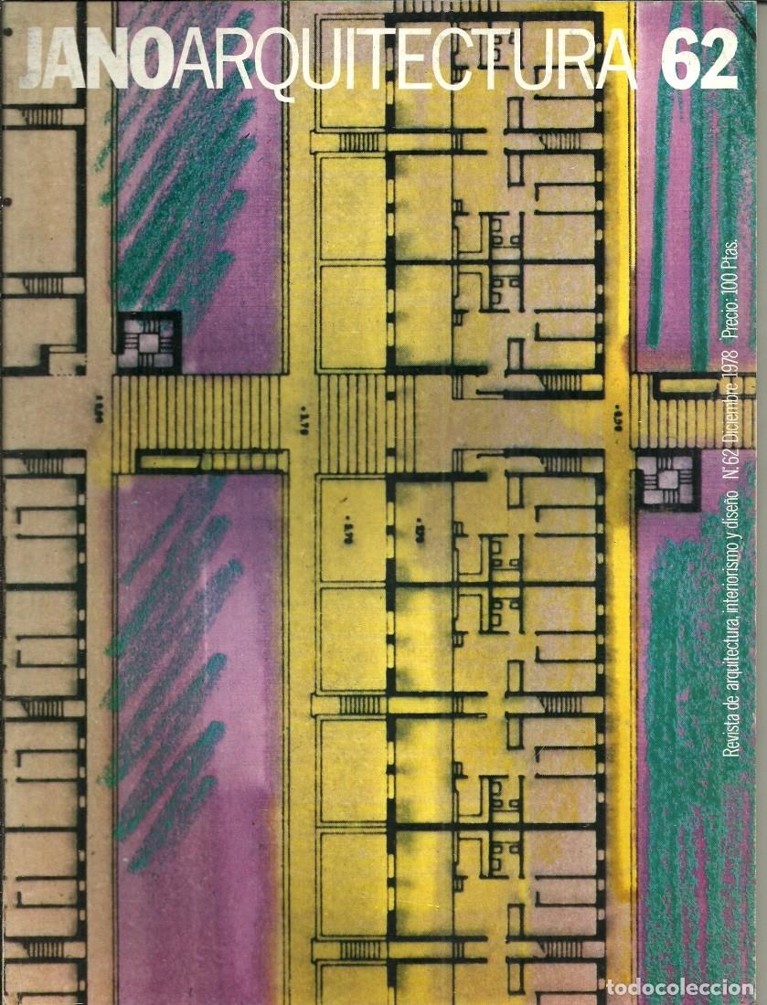 Coleccionismo de revistas y peri&oacute;dicos: REVISTA JANO ARQUITECTURA - n&ordm; 62. DICIEMBRE 1978
