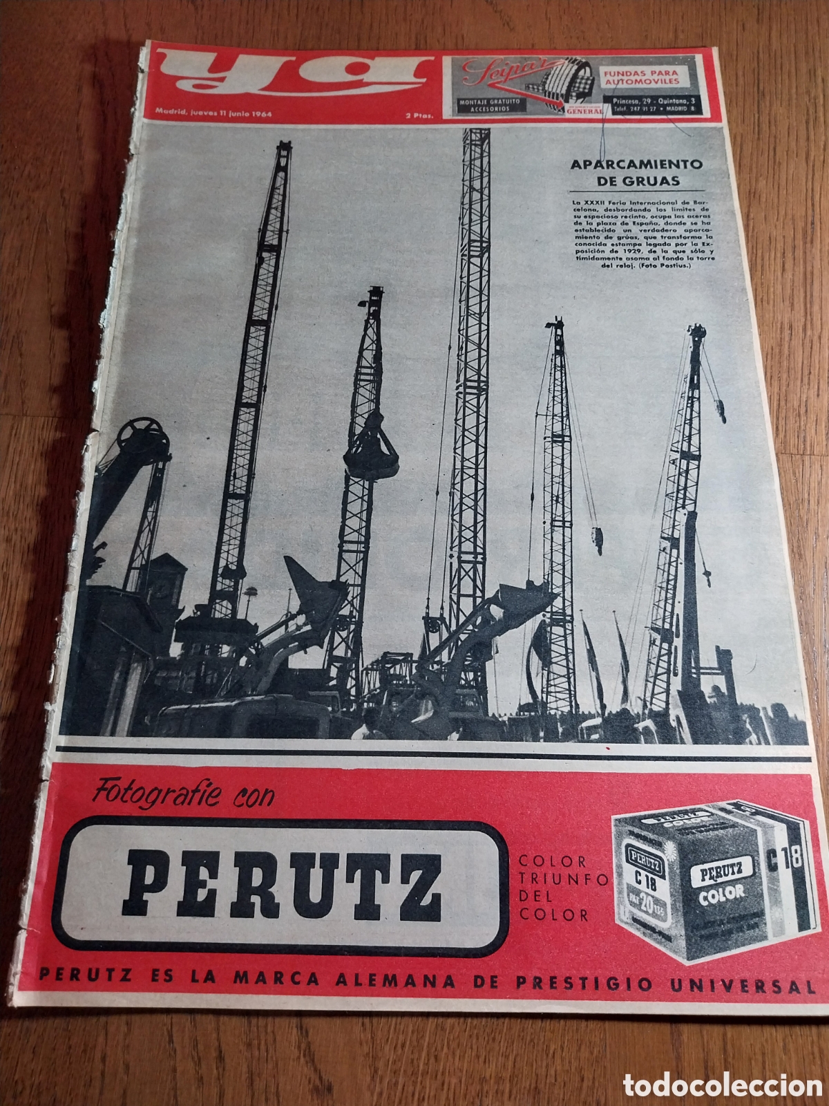 Coleccionismo de Revistas y Peri&oacute;dicos: REVISTA YA 1964 XXXII FERIA INTERNACIONAL DE BARCELONA. IX SEMANA DEL ALGODON