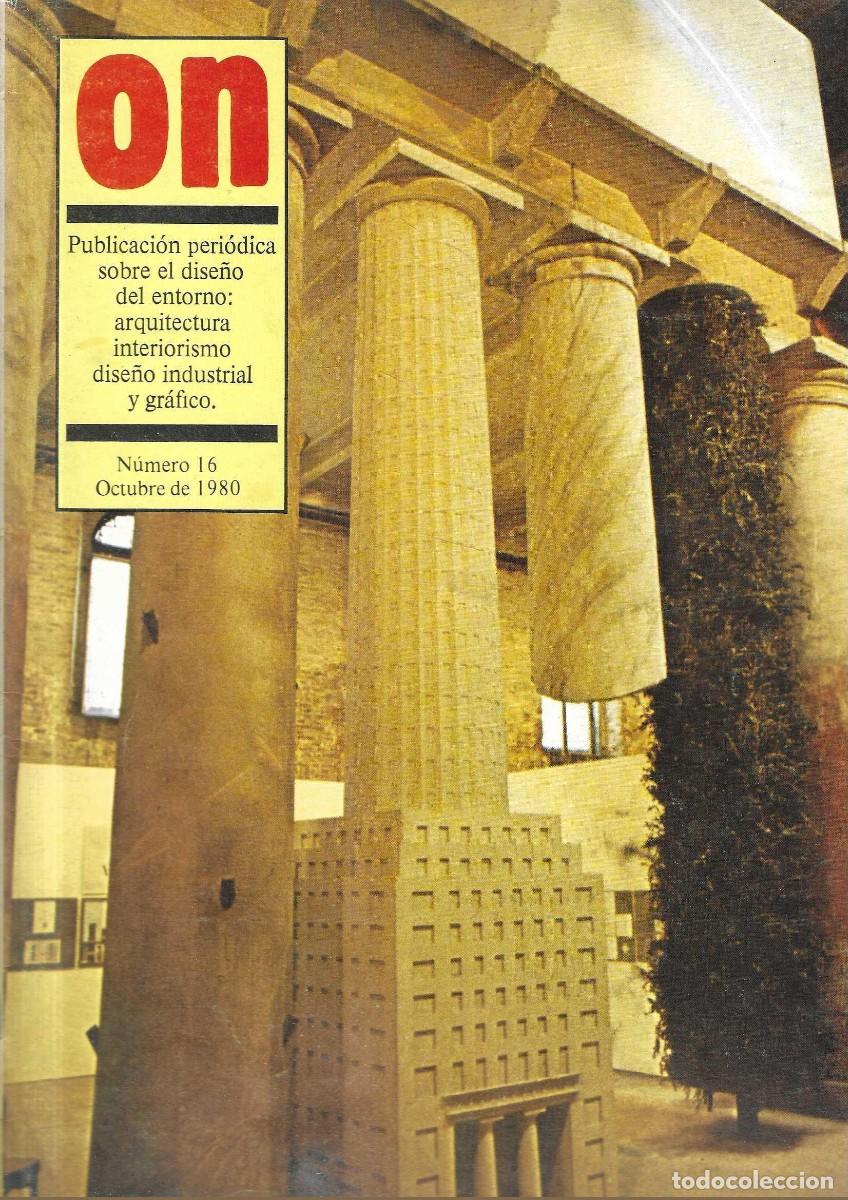 Coleccionismo de revistas y peri&oacute;dicos: REVISTA ON - PUBLICACI&Oacute;N PERI&Oacute;DICA SOBRE DISE&Ntilde;O Y ARQUITECTURA - n&ordm; 16 - OCTUBRE 1980