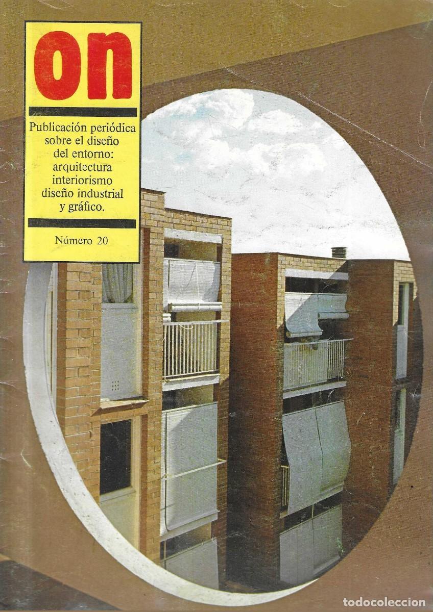 Coleccionismo de revistas y peri&oacute;dicos: REVISTA ON - PUBLICACI&Oacute;N PERI&Oacute;DICA SOBRE DISE&Ntilde;O Y ARQUITECTURA - n&ordm; 20 - 1980