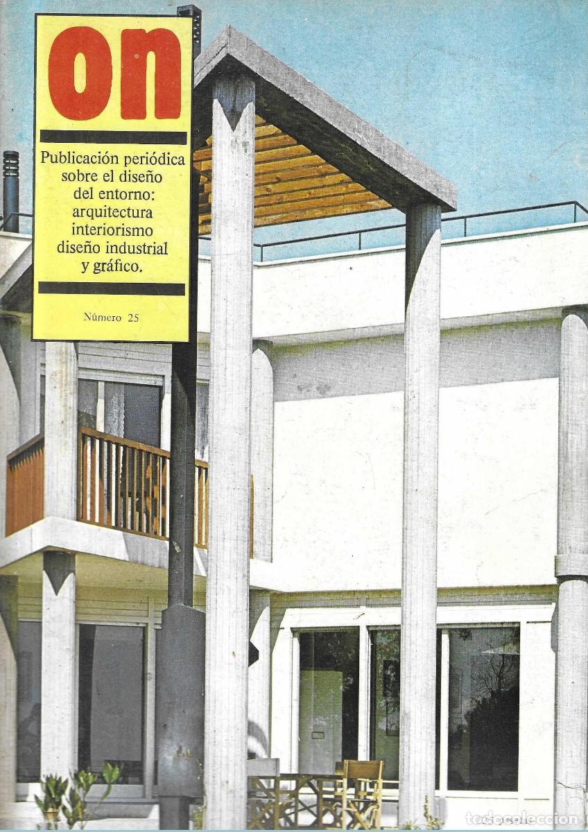 Coleccionismo de revistas y peri&oacute;dicos: REVISTA ON - PUBLICACI&Oacute;N PERI&Oacute;DICA SOBRE DISE&Ntilde;O Y ARQUITECTURA - n&ordm; 25 - 1980