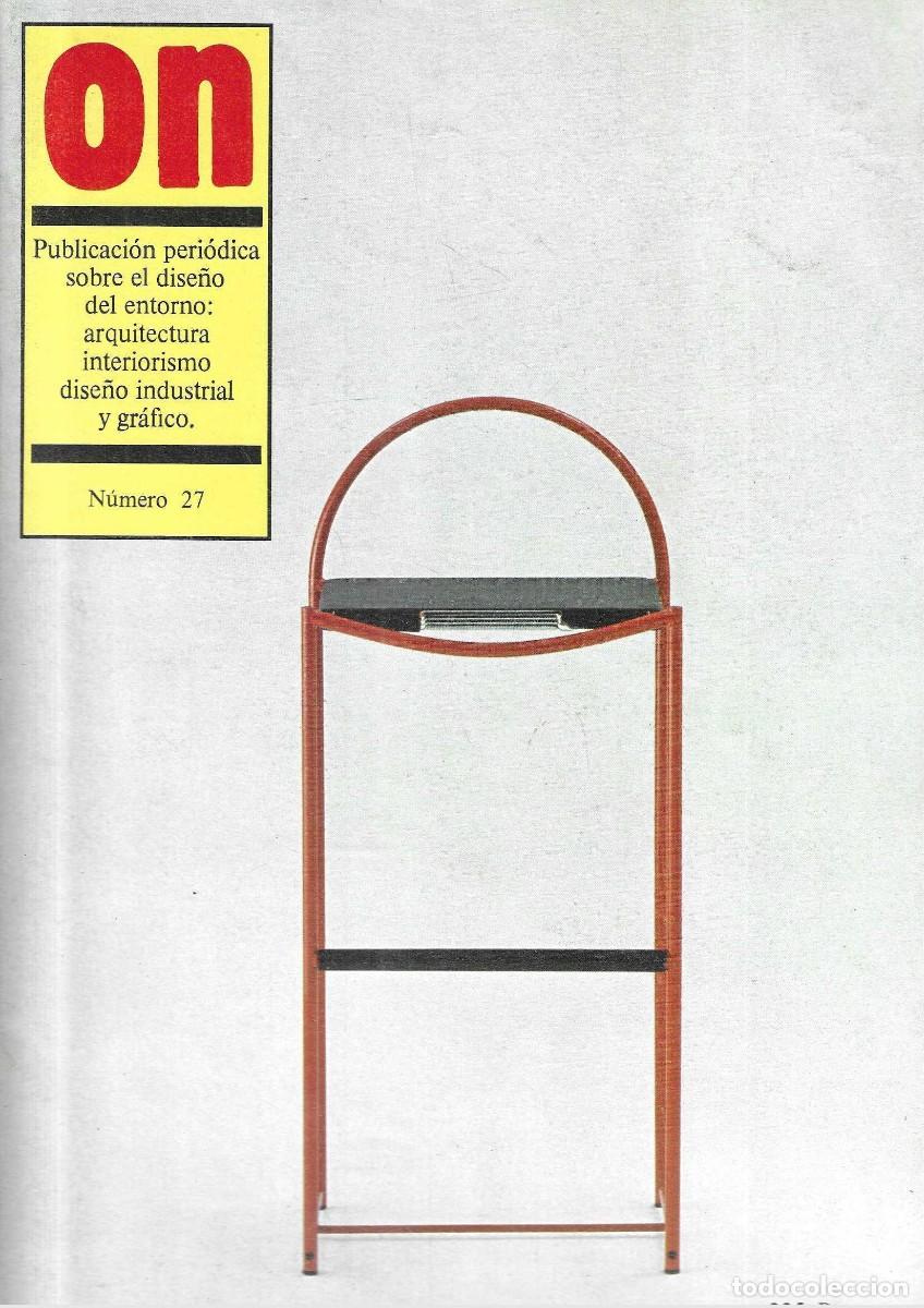 Coleccionismo de Revistas y Peri&oacute;dicos: REVISTA ON - PUBLICACI&Oacute;N PERI&Oacute;DICA SOBRE DISE&Ntilde;O Y ARQUITECTURA - n&ordm; 27 - 1980
