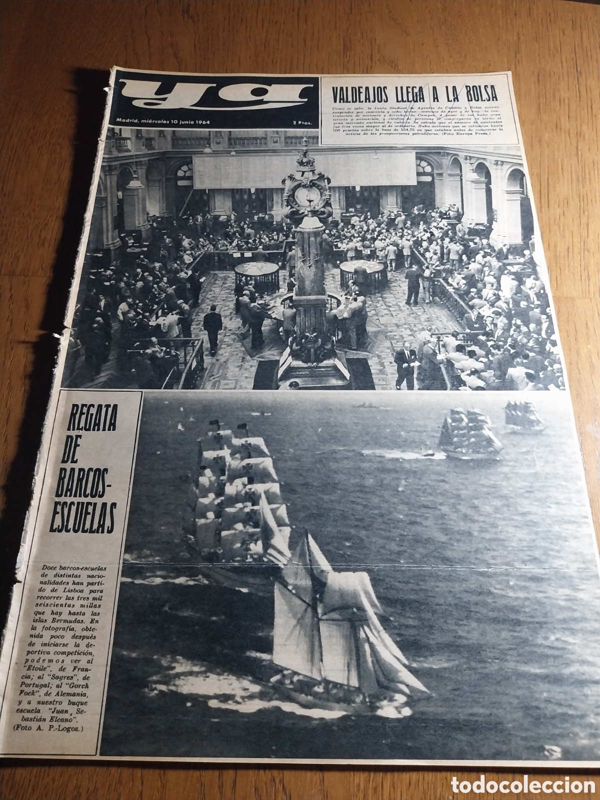 Collection Magazines and Newspapers: YA 1964 VALDEAJOS COTIZA EN BOLSA. REGATAS BARCOS- ESCUELAS