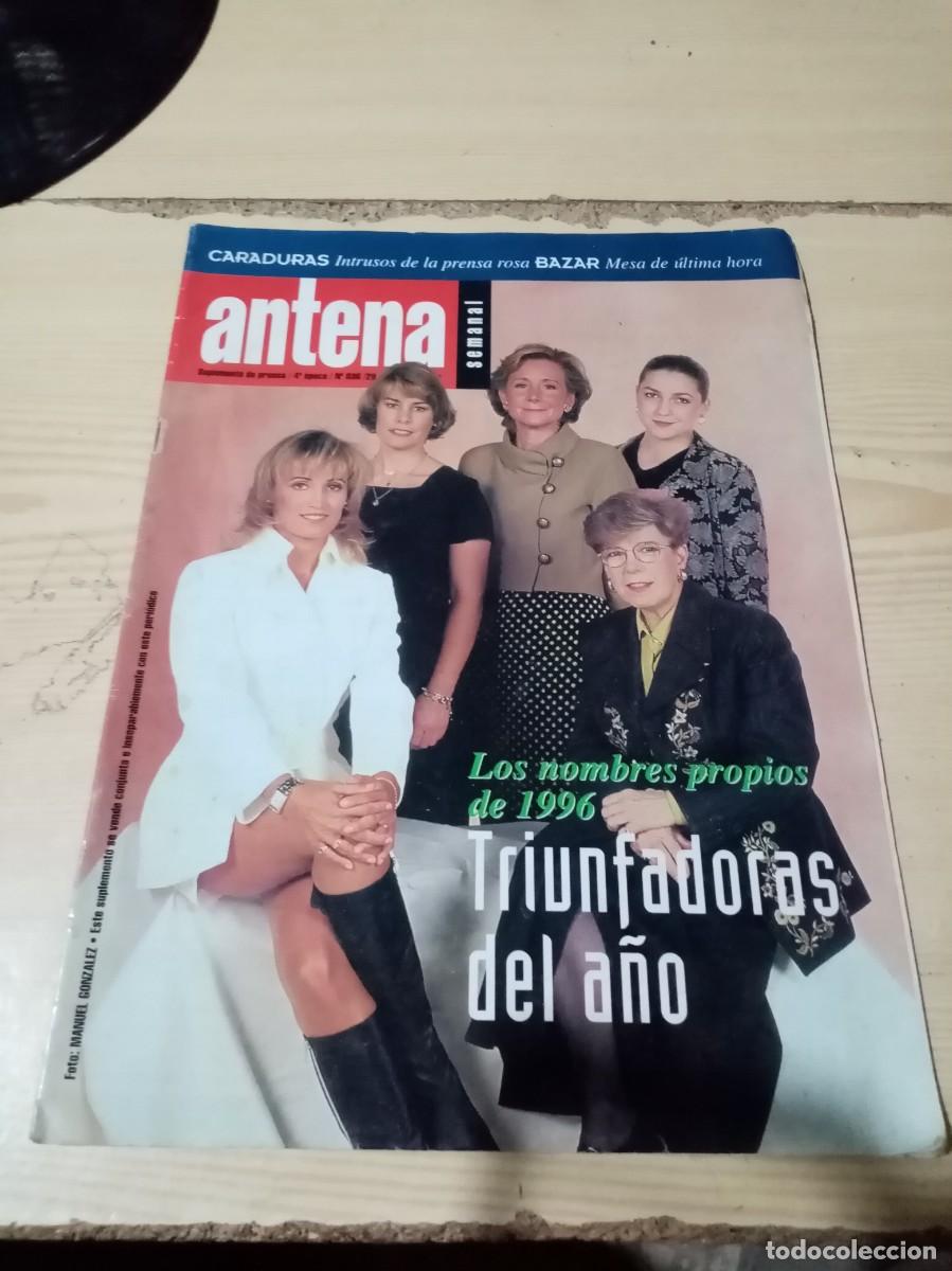 Sammeln von Zeitschriften und Zeitungen: SUPREMENTO DE PRENSA SEMANAL. ANTENA. TRIUNFADORAS DEL A&Ntilde;O. C11R