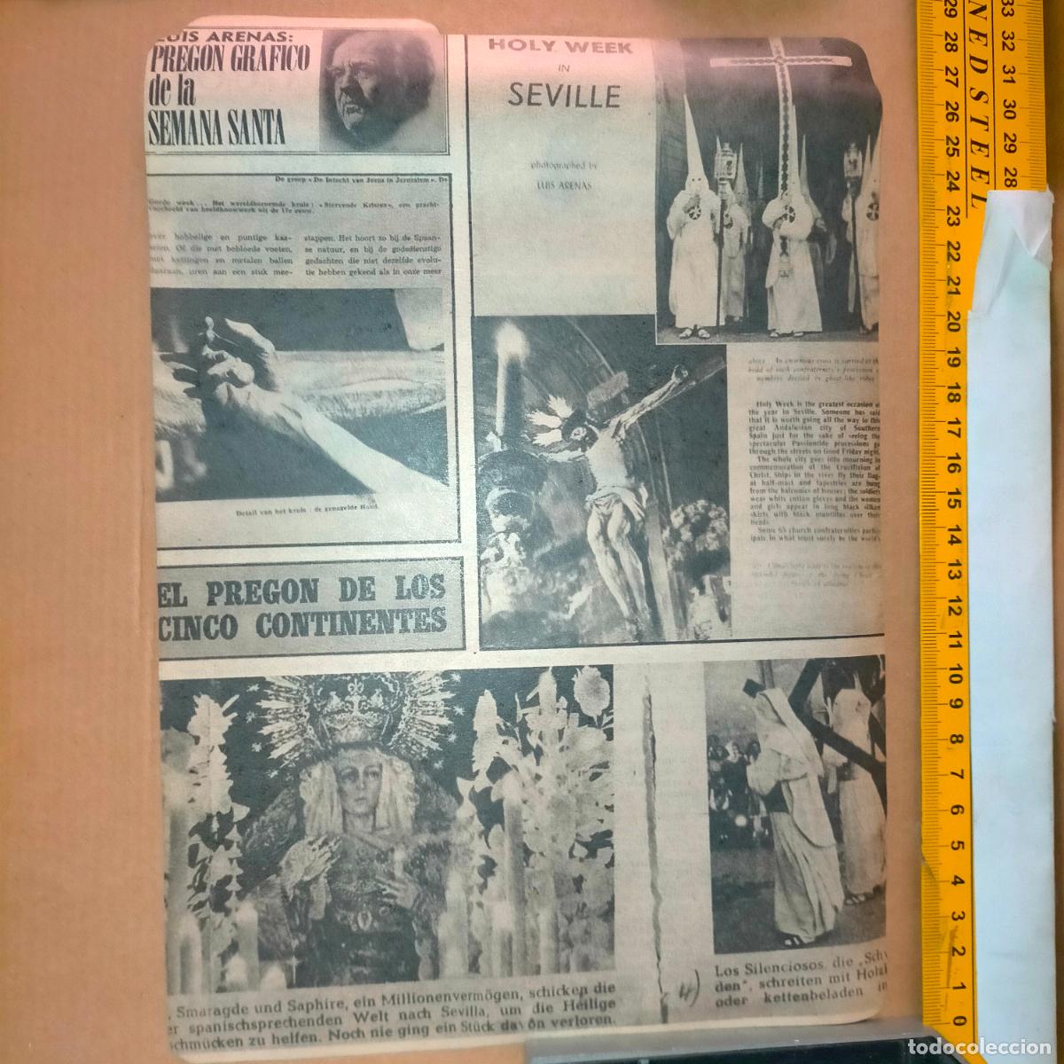 Coleccionismo de Revistas y Peri&oacute;dicos: NOTICIA SEVILLA CASCO ANTIGUO ANTONIO BURGOS - SILLAS SEMANA SANTA - VIRGEN MACARENA PREGON CRISTO
