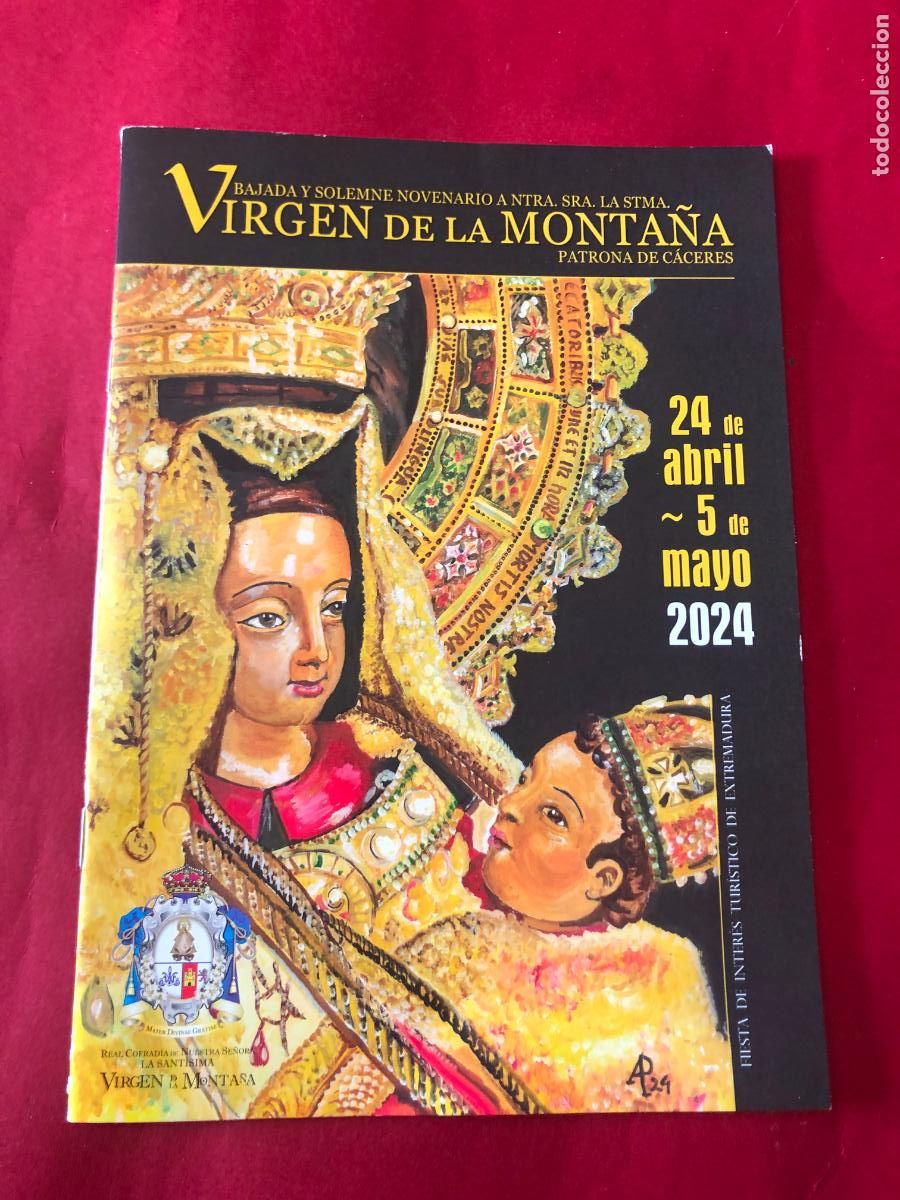 Coleccionismo de Revistas y Peri&oacute;dicos: REVISTA NOVENARIO A NUESTRA SE&Ntilde;ORA DE LA MONTA&Ntilde;A, CACERES, A&Ntilde;O 2024, 20 PAGINAS