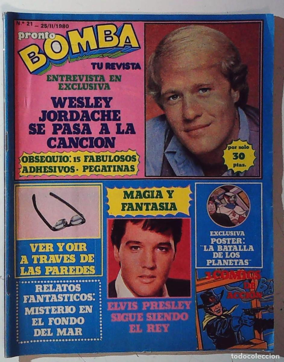Coleccionismo de Revistas y Peri&oacute;dicos: recorte portada wesley jordache la batalla de los planetas comando g elvis presley gachaman