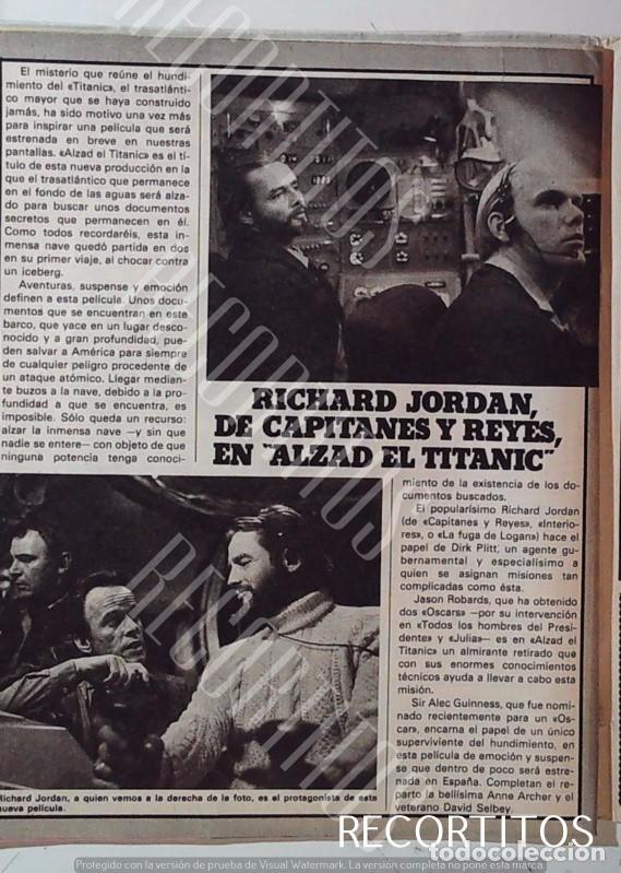Coleccionismo de Revistas y Peri&oacute;dicos: RICHARD JORDAN CAPITANES Y REYES titanic
