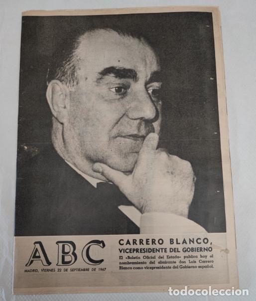 Collection Magazines and Newspapers: ABC 22 SEP. 1967 NOMBRAMIENTO DE CARRERO BLANCO COMO VICEPRESIDENTE DEL GOBIERNO