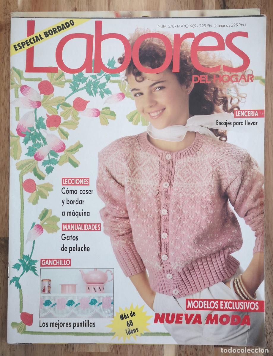 Collectionnisme de Revues et Journaux: LABORES DEL HOGAR Especial Bordado - Num 378 Mayo 1989
