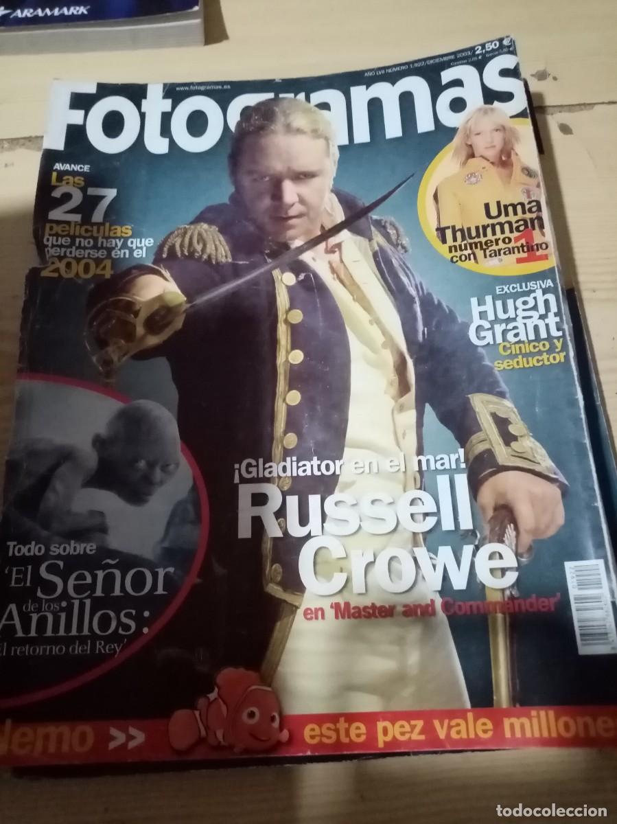 Sammeln von Zeitschriften und Zeitungen: REVISTA FOTOGRAMAS. N&ordm; 1922. GLADIATOR EN EL MAR RUSSELL CROWE. C15R