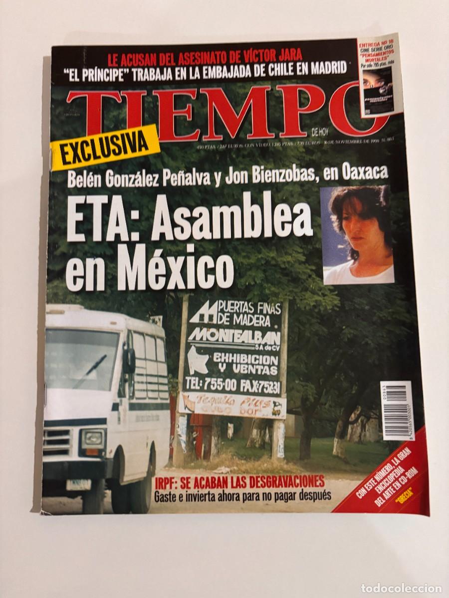 Coleccionismo de Revistas y Peri&oacute;dicos: TIEMPO. N&ordm; 863. NOVIEMBRE 1998. ETA: ASAMBLEA EN M&Eacute;XICO. IRPF: SE ACABAN LAS DESGRAVACIONES. LEER
