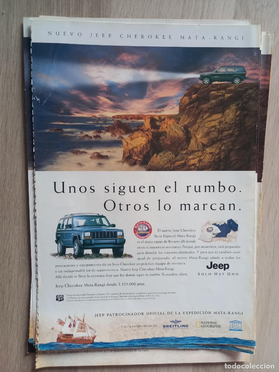 Coleccionismo de revistas y peri&oacute;dicos: ANUNCIO NUEVO JEEP CHEROKEE MATA-RANGI. 25,5 X 17,5 CM. PAPEL GRUESO. IDEAL PARA ENMARCAR