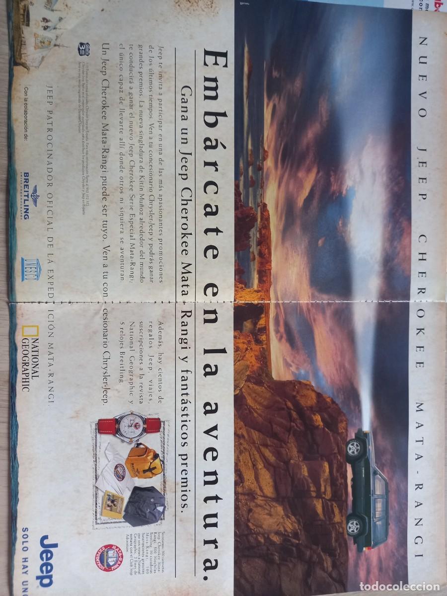 Coleccionismo de revistas y peri&oacute;dicos: ANUNCIO NUEVO JEEP CHEROKEE MATA-RANGI. DOBLE PAGINA 25,5 X 35 CM. EN TOTAL