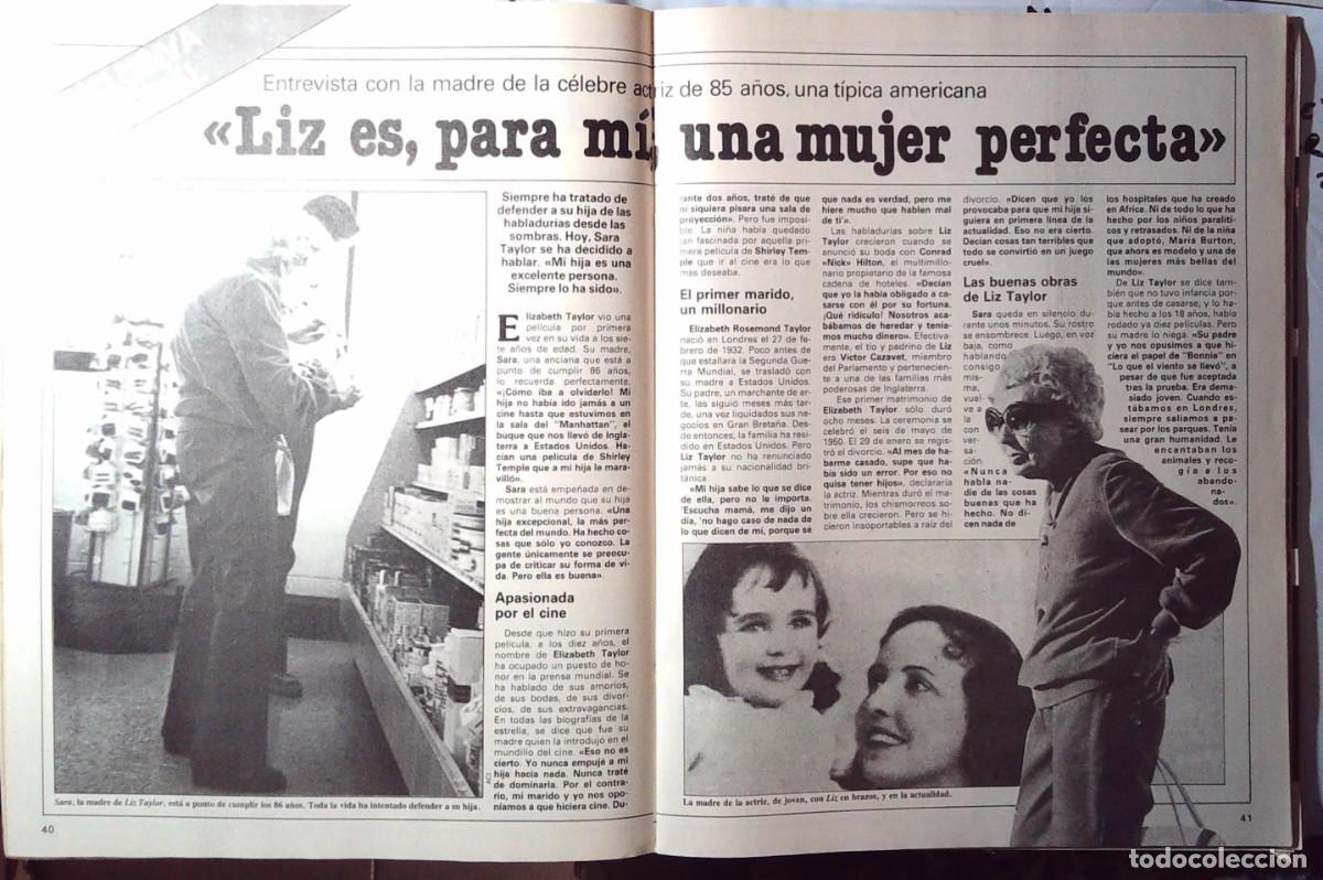 Coleccionismo de Revistas y Peri&oacute;dicos: ELIZABETH TAYLOR LIZ LA MADRE