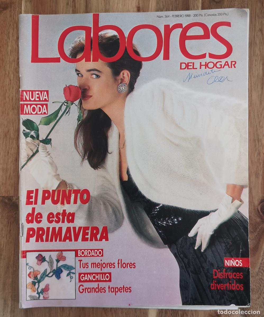 Collectionnisme de Revues et Journaux: LABORES DEL HOGAR - Num 364 Febrero 1988 - con patrones