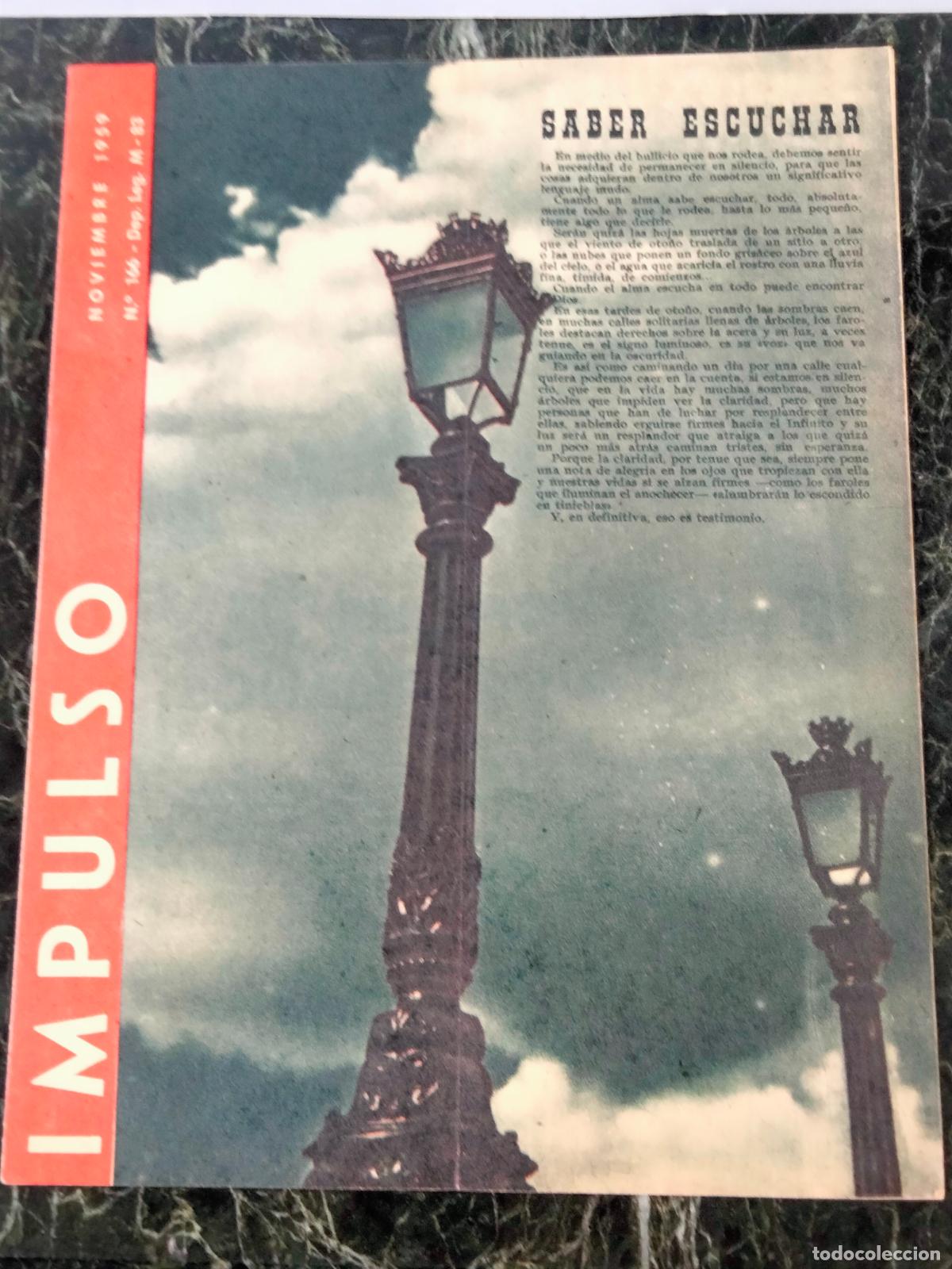 Sammeln von Zeitschriften und Zeitungen: Impulso. N&deg; 166. Noviembre 1959