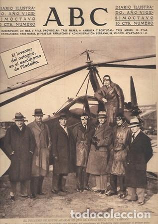 Coleccionismo de Revistas y Peri&oacute;dicos: PERIODICO ABC MADRID-SEVILLA 19 DE ENERO DE 1932 N&ordm;9045 APARATO CON CABINA.A-ABC-0238