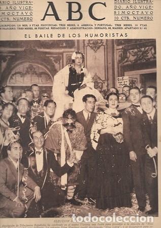 Coleccionismo de Revistas y Peri&oacute;dicos: PERIODICO ABC MADRID-SEVILLA 10 DE FEBRERO DE 1932 N&ordm; 9064. ELECCION DE MISS LAPIZ.A-ABC-0249