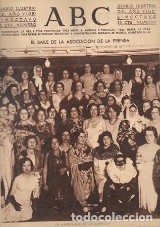 Coleccionismo de Revistas y Peri&oacute;dicos: PERIODICO ABC MADRID-SEVILLA 13 DE FEBRERO DE 1932 N&ordm; 9067. DE MADRUGADA EN LA ZARZUELA.A-ABC-0251