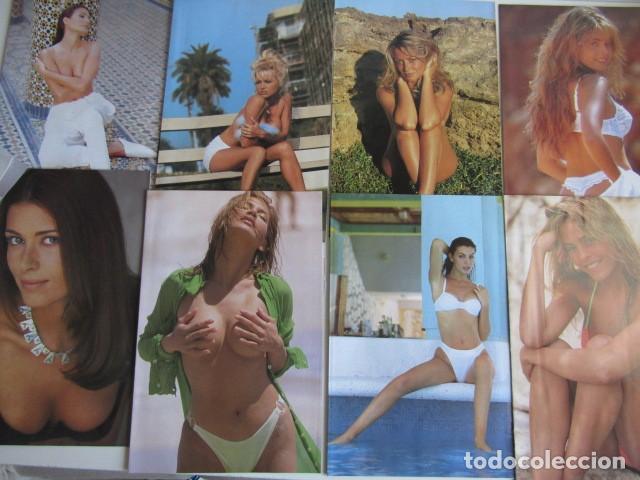 Coleccionismo de Revistas y Peri&oacute;dicos: LOTE DE 16 POSTER REVISTA MAN MAR FLORES, ALICIA BOGO, JUNCAL RIVERO, YVONNE REYES,...83 X 32