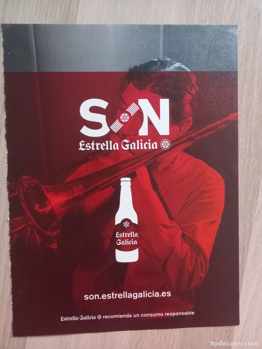 Coleccionismo de Revistas y Peri&oacute;dicos: PUBLICIDAD. ANUNCIO CERVEZA ESTRELLA GALICIA. 28 X 20,5 CM.