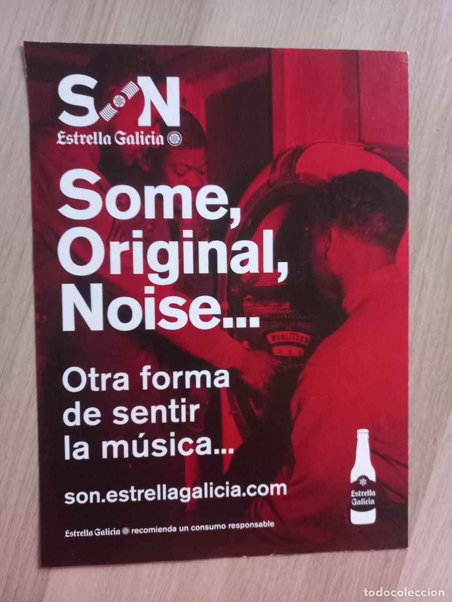 Coleccionismo de Revistas y Peri&oacute;dicos: PUBLICIDAD. ANUNCIO CERVEZA ESTRELLA GALICIA. 28 X 20,5 CM. PAPEL GRUESO. IDEAL PARA ENMARCAR.