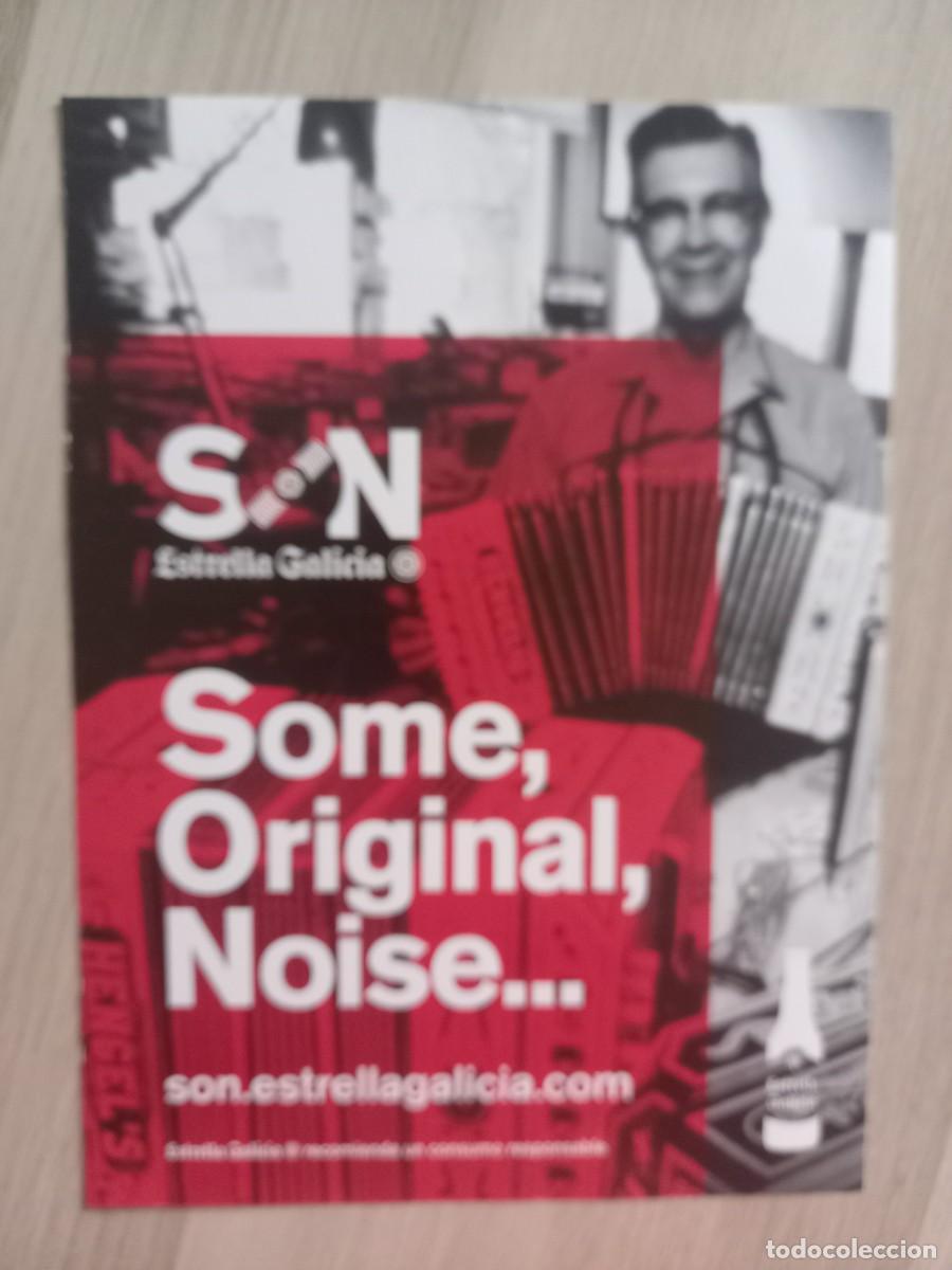 Coleccionismo de Revistas y Peri&oacute;dicos: PUBLICIDAD. ANUNCIO CERVEZA ESTRELLA GALICIA. 28 X 20,5 CM. PAPEL GRUESO. IDEAL PARA ENMARCAR.