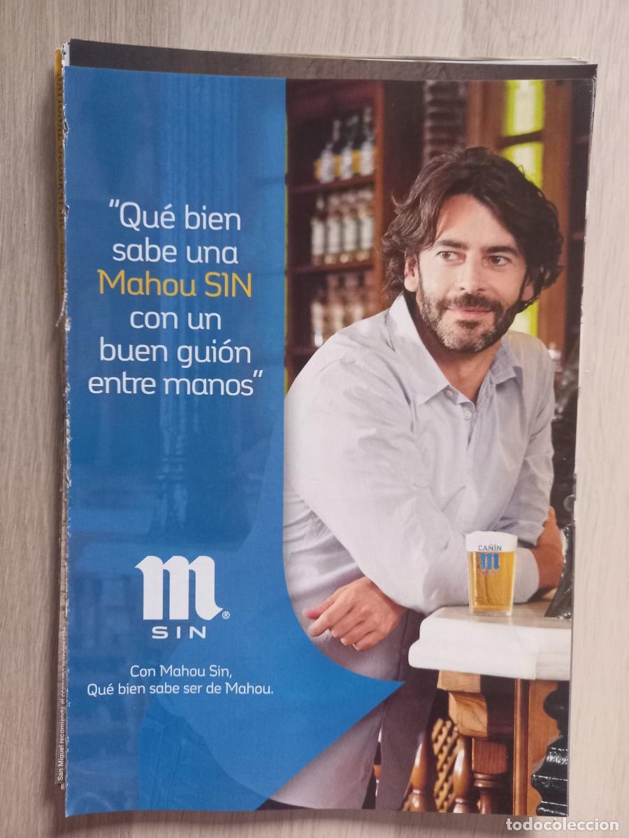 Coleccionismo de revistas y peri&oacute;dicos: PUBLICIDAD. ANUNCIO CERVEZA MAHOU SIN. 25,5 X 17,5 CM