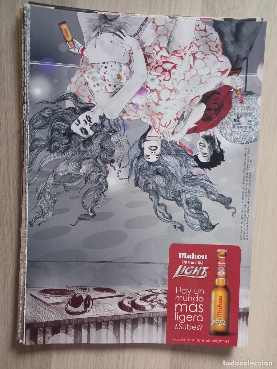 Coleccionismo de revistas y peri&oacute;dicos: PUBLICIDAD. ANUNCIO CERVEZA MAHOU LIGHT. 25,5 X 17,5 CM