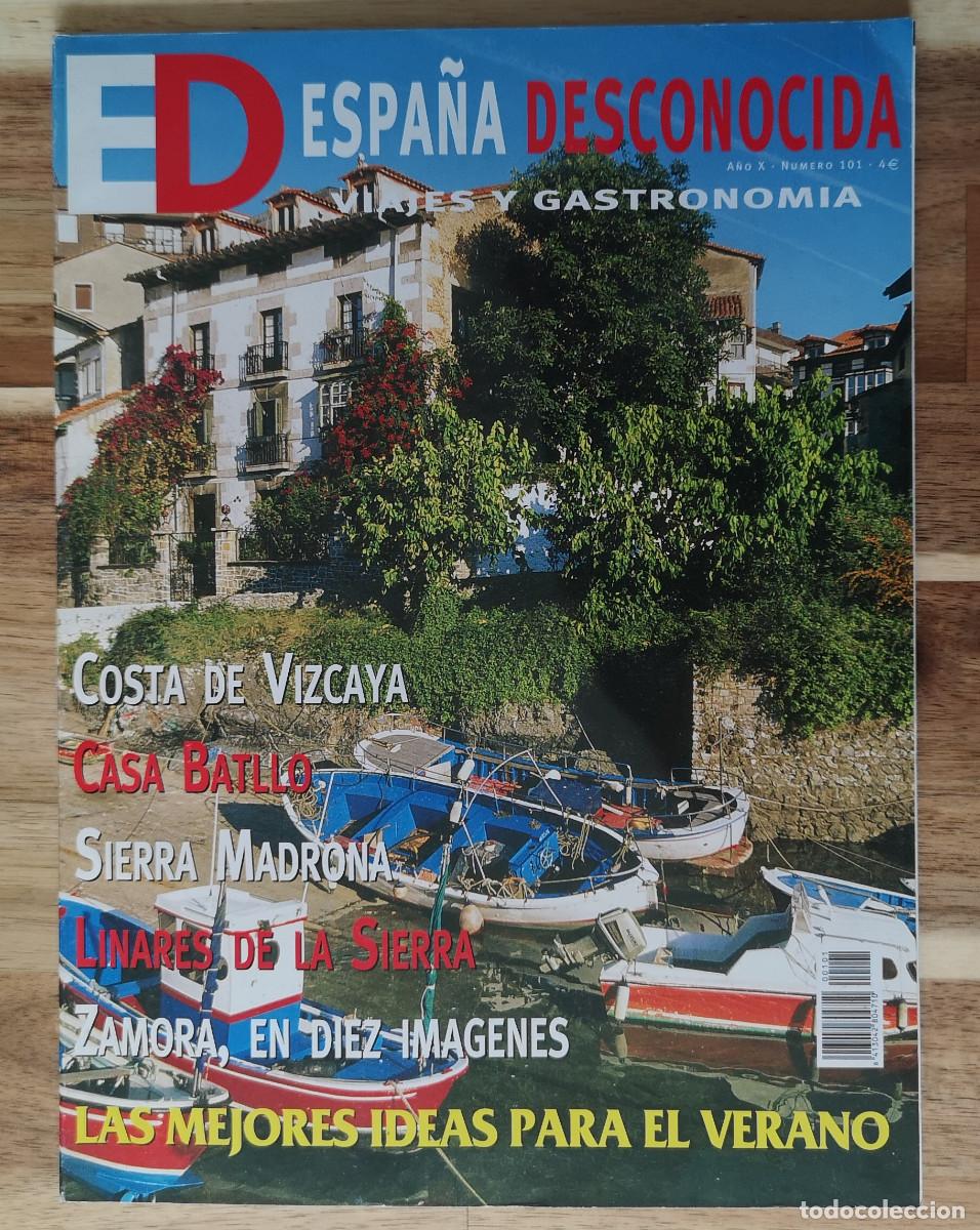 Collectionnisme de Revues et Journaux: ED ESPA&Ntilde;A DESCONOCIDA No 101 - Costa Vizcaya, Casa Batllo, Sierra Madrona, Zamora, Linares Sierra