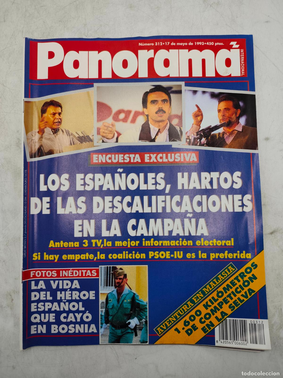 Sammeln von Zeitschriften und Zeitungen: PANORAMA N&ordm;312 A&Ntilde;O 1993. LEER DESCRIPCION.