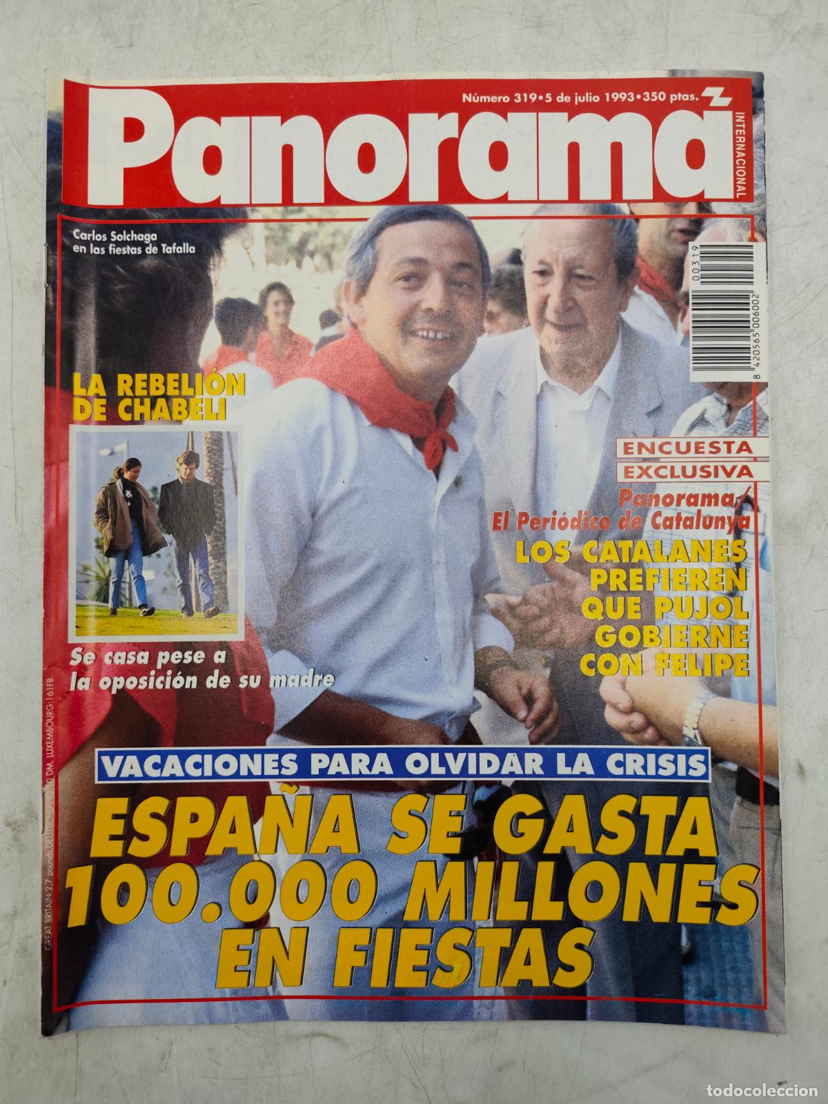 Collectionnisme de Revues et Journaux: PANORAMA N&ordm;319 A&Ntilde;O 1993. LEER DESCRIPCION.