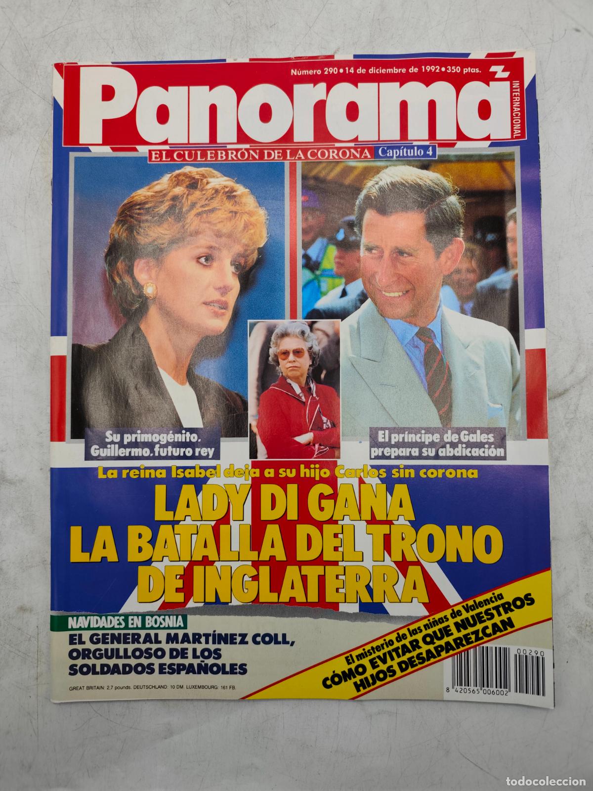 Collezionismo di Riviste e Giornali: PANORAMA N&ordm;313 A&Ntilde;O DICIEMBRE 1992. EL CULEBRON DE LA CORONA. LEER