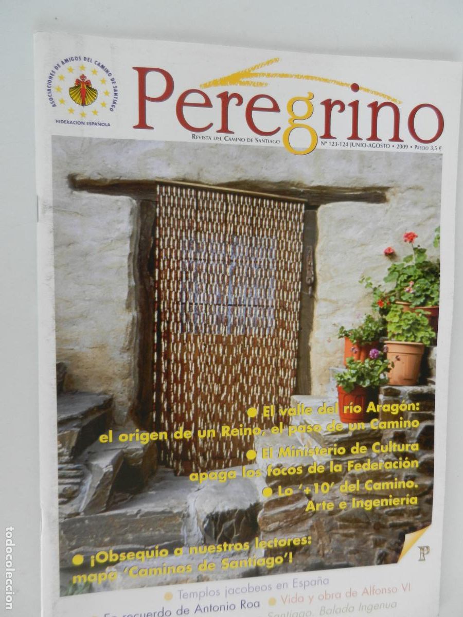 Collezionismo di Riviste e Giornali: PEREGRINO REVISTA DEL CAMINO DE SANTIAGO N&ordm; 123-124 - JUNIO-AGOSTO - 2009 -EL VALLE DEL RIO ARAGON