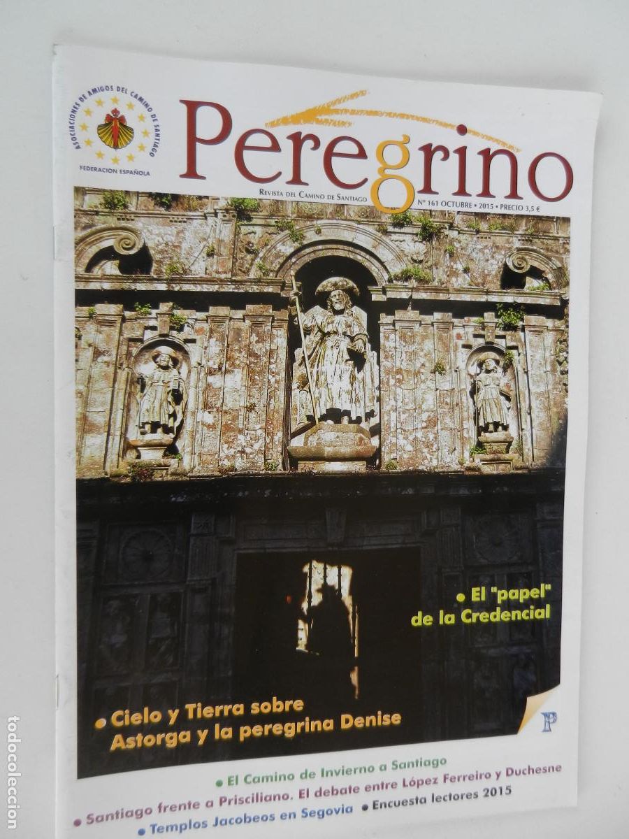 Collezionismo di Riviste e Giornali: PEREGRINO REVISTA DEL CAMINO DE SANTIAGO N&ordm; 161-OCTUBRE 2015-CIELO Y TIERRA SOBRE ASTORGA