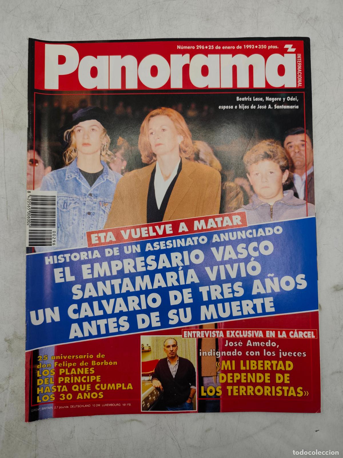 Collezionismo di Riviste e Giornali: PANORAMA N&ordm; 296 ENERO 1993, ETA VUELVE A MATAR. LEER DESCRIPCION
