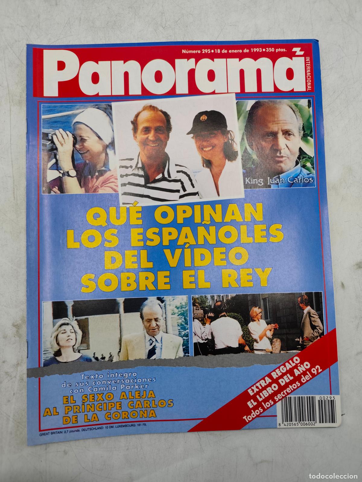 Sammeln von Zeitschriften und Zeitungen: PANORAMA N&ordm;295 ENERO 1993. QUE OPINAN LOS ESPA&Ntilde;OLES DEL VIDEO SOBRE EL REY. LEER DESCRIPCION.