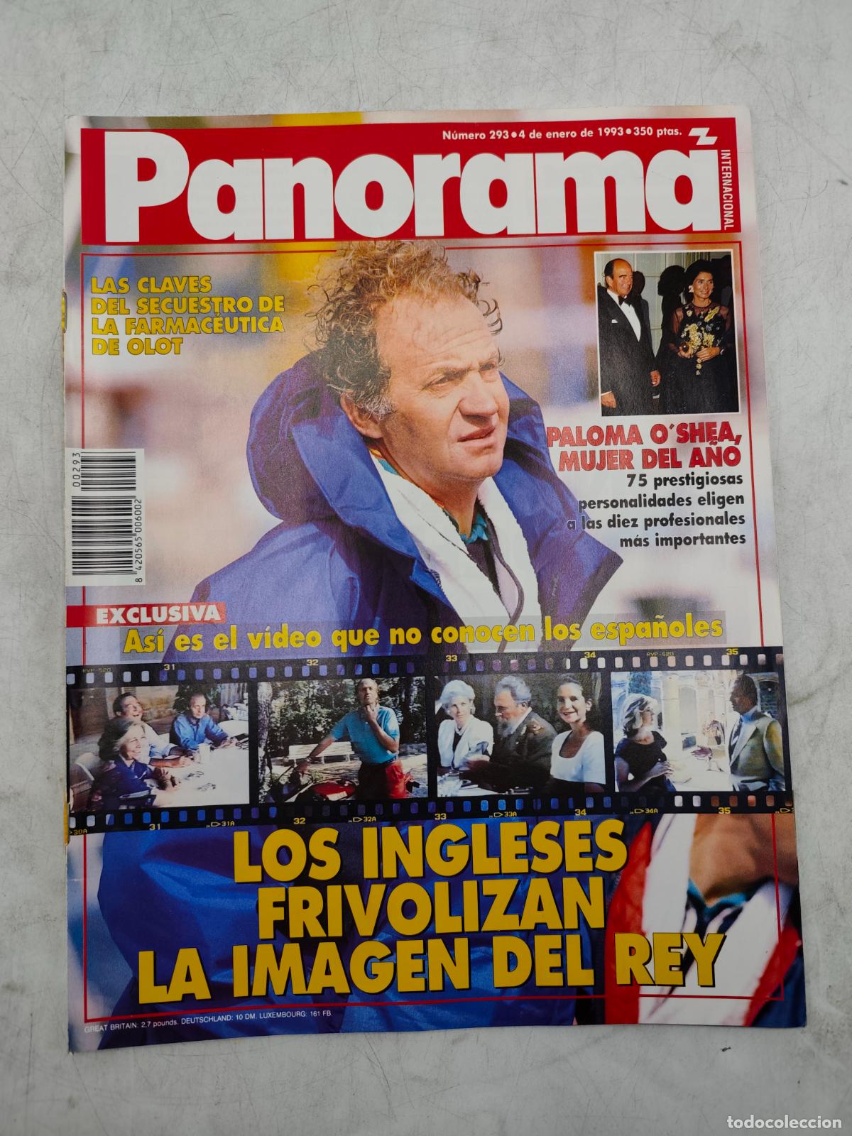 Sammeln von Zeitschriften und Zeitungen: PANORAMA N&ordm; 293 ENERO 1993. LOS INGLESES FRIVOLIZAN LA IMAGEN DEL REY. LEER DESCRIPCION
