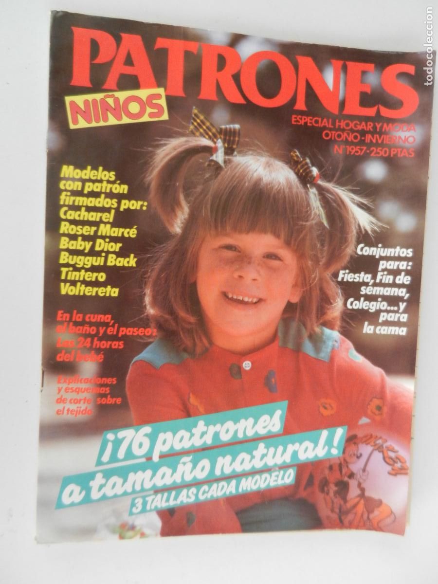 Coleccionismo de Revistas y Peri&oacute;dicos: PATRONES REVISTA N&ordm; 1957 - ESPECIAL NI&Ntilde;OS , CONJUNTOS PARA FIESTA , FIN DE SEMANA - CON PATRONES