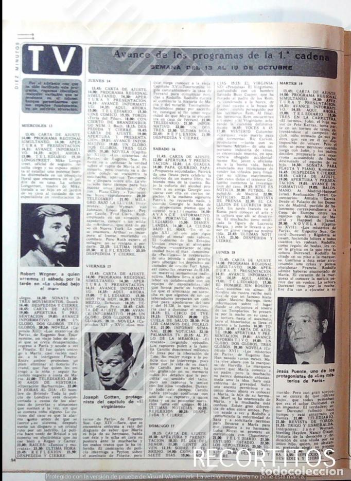 Coleccionismo de Revistas y Peri&oacute;dicos: joseph cotten robert wagner jesus puente