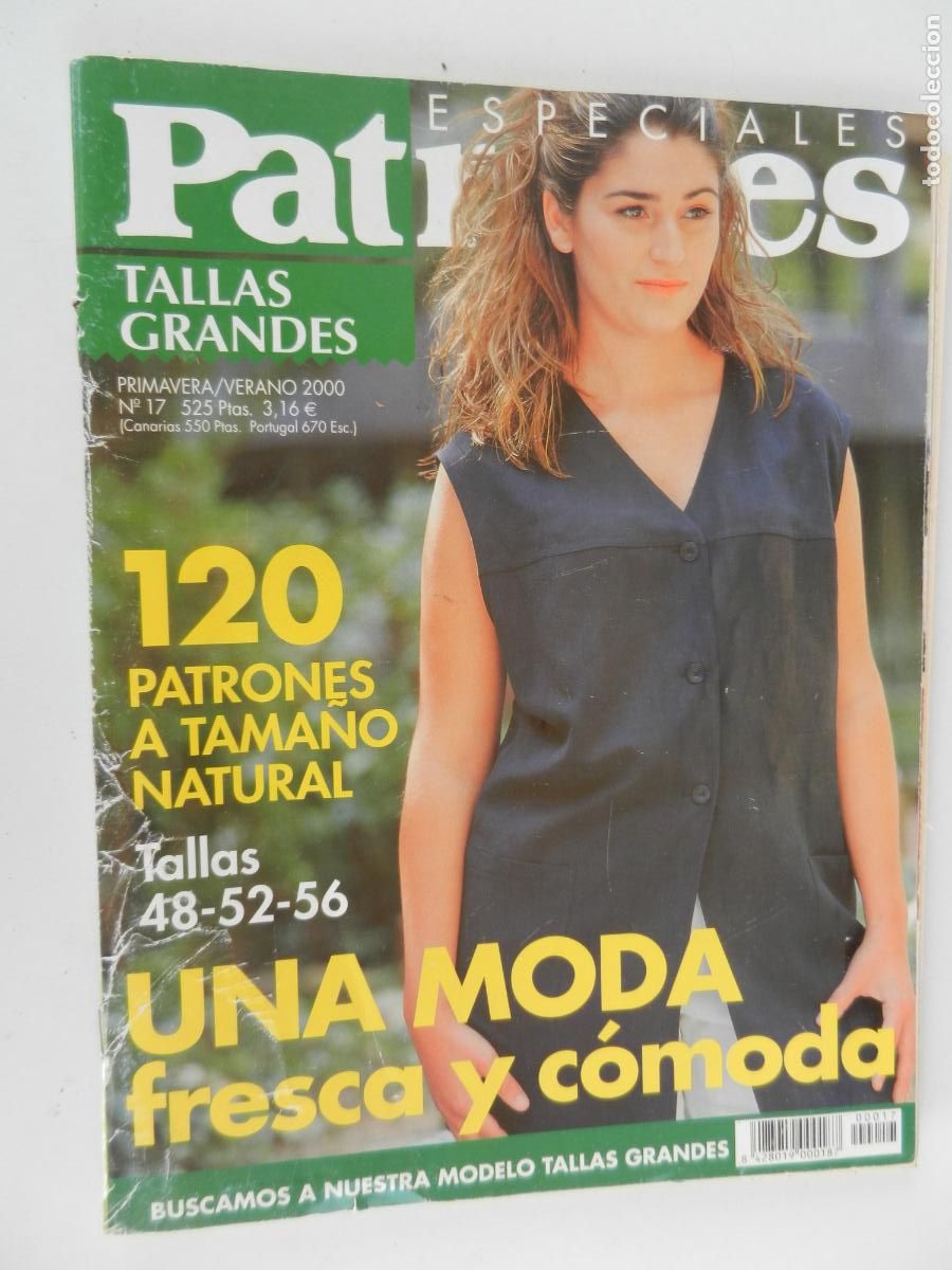Coleccionismo de Revistas y Peri&oacute;dicos: PATRONES REVISTA - N&ordm; 17 ESPECIALES TALLAS GRANDES PRIMAVERA /VERANO 2000- CON PATRONES