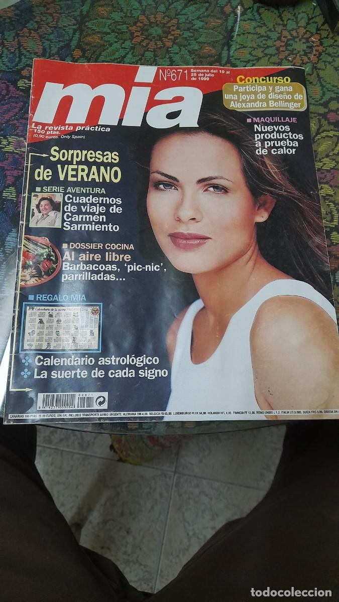 Coleccionismo de revistas y peri&oacute;dicos: Revista m&iacute;a 671 Carmen Sarmiento joya dise&ntilde;o Alexandra Berl&iacute;n Bellinger