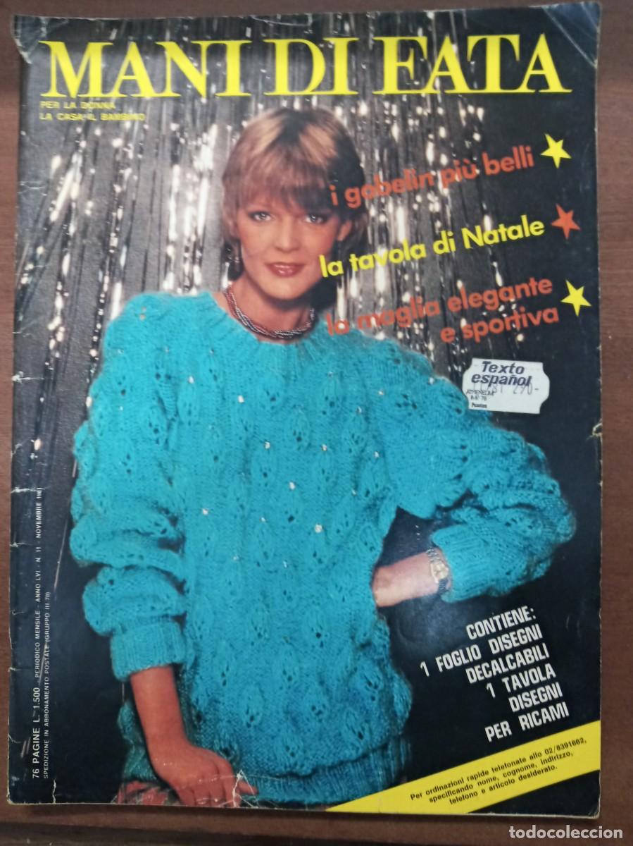 Collection Magazines and Newspapers: Revista de labores y moda, Mani di Fata, noviembre 1981, moda italiana, con traducci&oacute;n en espa&ntilde;ol