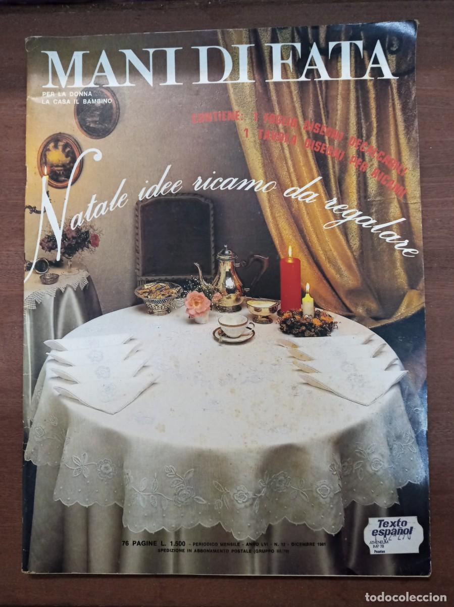 Collection Magazines and Newspapers: Revista de labores y moda, Mani di Fata, diciembre 1981, moda italiana, con traducci&oacute;n en espa&ntilde;ol