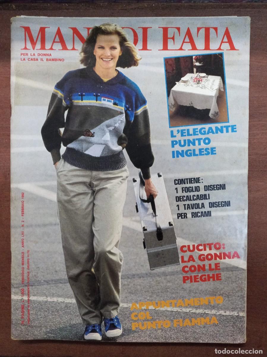 Collection Magazines and Newspapers: Revista de labores y moda, Mani di Fata, febrero 1982, moda italiana, con traducci&oacute;n en espa&ntilde;ol