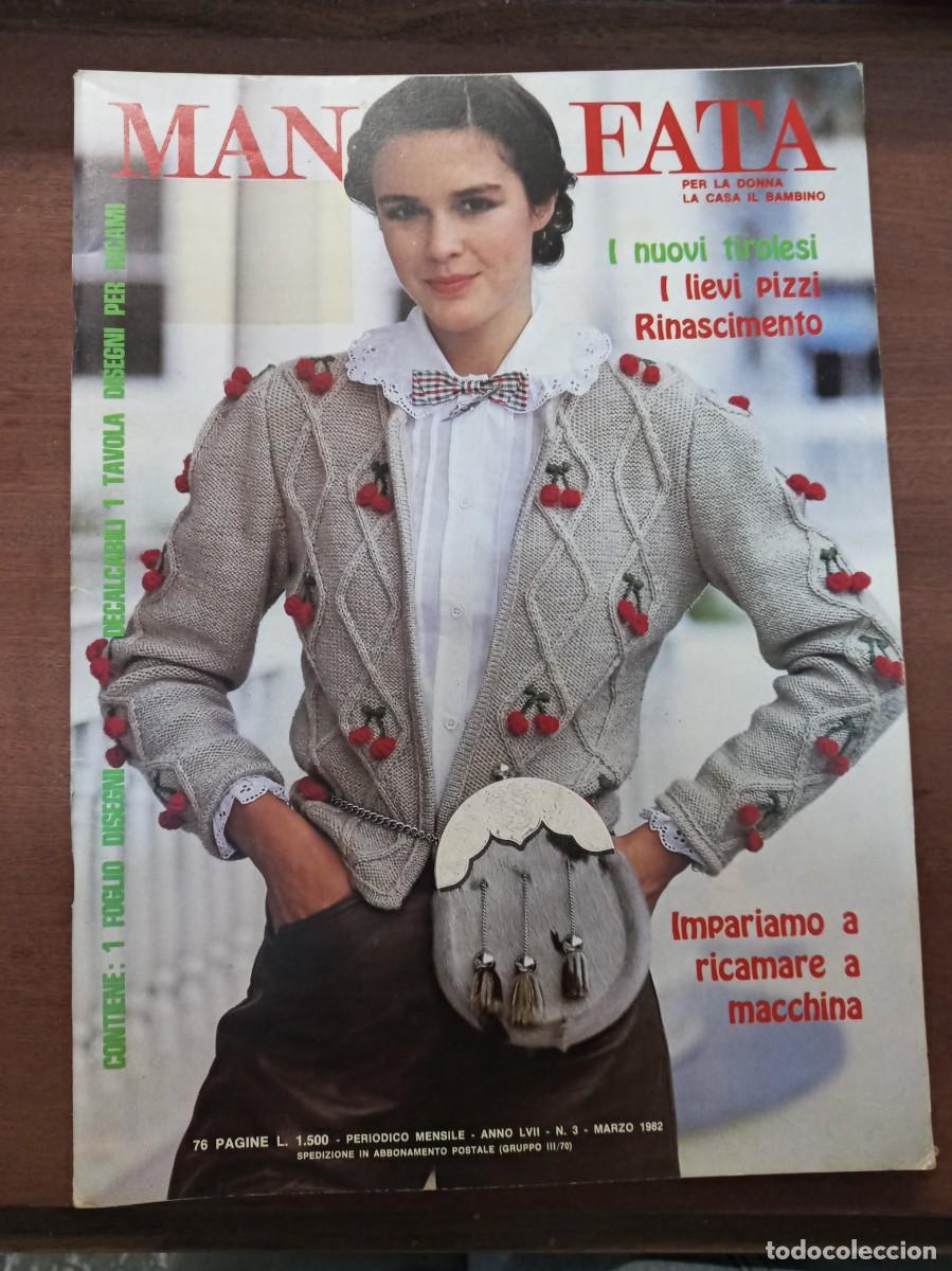 Collection Magazines and Newspapers: Revista de labores y moda, Mani di Fata, marzo 1982, moda italiana, con traducci&oacute;n en espa&ntilde;ol