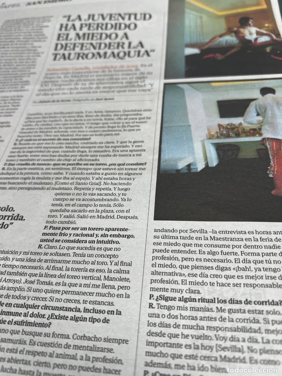 Sammeln von Zeitschriften und Zeitungen: SEBASTIAN CASTELLA. Torero. Tauromaquia.